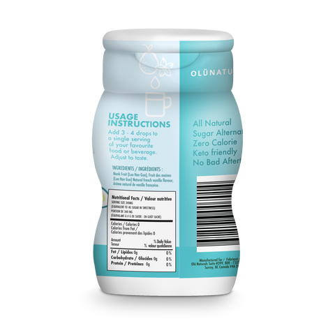 SweetMonk 50ml - French Vanilla Liquid Monk Fruit